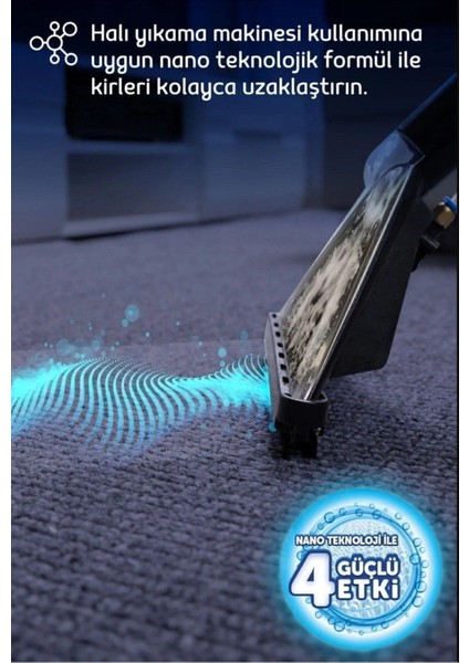Turbo Başlıklı Yüksek Performanslı Halı Yıkama ve Süpürme Makinesi 1800W +Halı Şampuanı modelleri