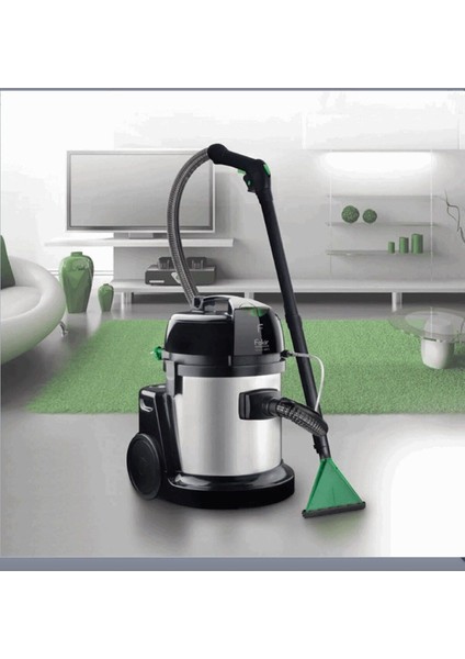 Turbo Başlıklı Yüksek Performanslı Halı Yıkama ve Süpürme Makinesi 1800W +Halı Şampuanı