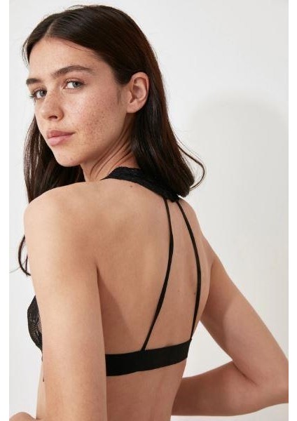 Siyah Sırt Detaylı Full Dantel Bralet DS200457BR indirimleri
