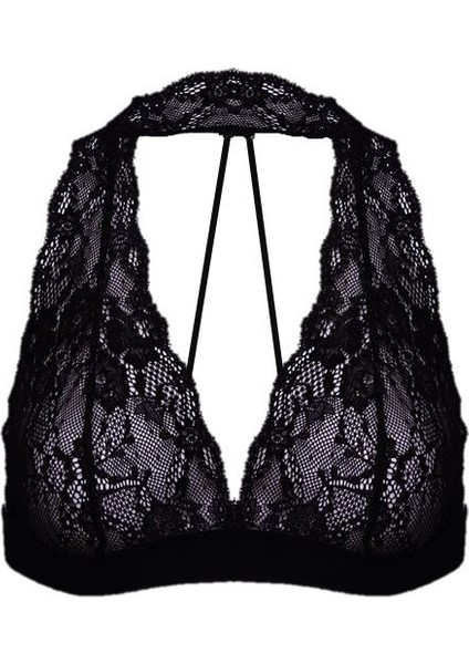 Siyah Sırt Detaylı Full Dantel Bralet DS200457BR fiyatları