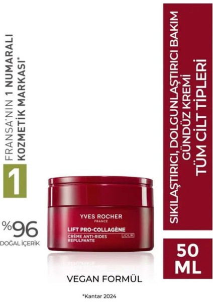 Cilt Sıkılaştırıcı ve Dolgunlaştırıcı Bakım – Lift Pro Collagene Hyaluronik Gündüz Kremi