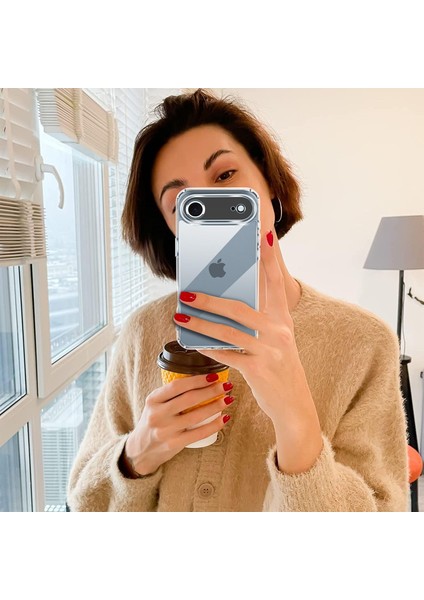 Apple iPhone 17 Air Kılıf Kamera Çıkıntılı Korumalı Yumuşak Şeffaf Silikon Renksiz Kapak fırsatları