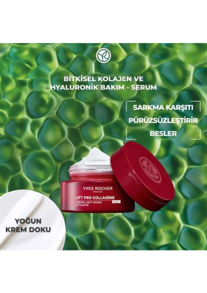 Dolgunlaştırıcı ve Yenileyici Gece Kremi – Bitkisel Kolajen Destekli modelleri