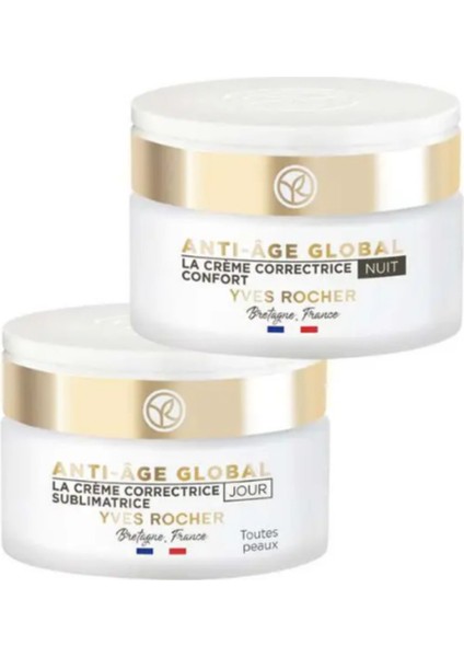 Anti-Age Günlük Rutin Seti – Gündüz Gece Kırışıklık Karşıtı ve Nemlendirici