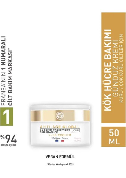 Kuru ve Hassas Ciltlere Özel Anti-Aging Gündüz Bakım Kremi – Bitkisel Kök Hücre Teknolojisi modelleri