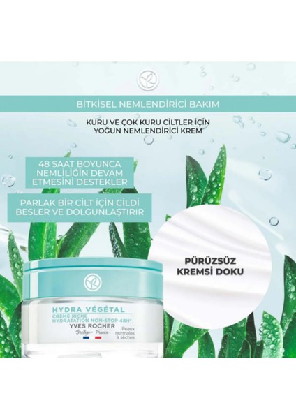 Yoğun Nem Takviyesi Sunan Hydra Vegetal Krem – Kuruluk Karşıtı Bakım