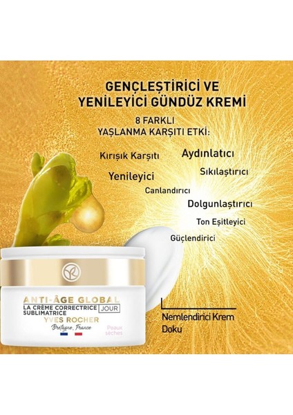 Kuru Cilt Gündüz Kremi - Yenileyici Yaşlanma Karşıtı Bitkisel Kök Hücre Bakımı / Anti-Age Global modelleri