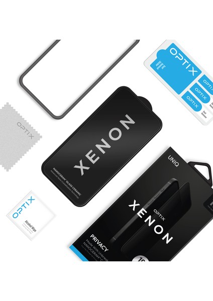 Iphone 17 Pro Hayalet Ekran Koruyucu Cam Optix Xenon Nanoceram™ 6 Mohs Sertlik Derecesine Dayanıklı fırsatları