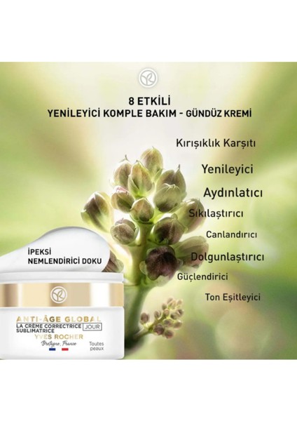 Yaşlanma Karşıtı Bitkisel Gündüz Kremi – Kök Hücre Destekli Yoğun Bakım