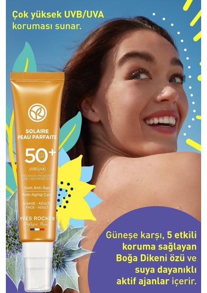 Yüksek Korumalı Fotoyaşlanma ve Leke Karşıtı Anında Koruyucuyüz Güneş Kremi 40 ml Spf 50 fiyatları
