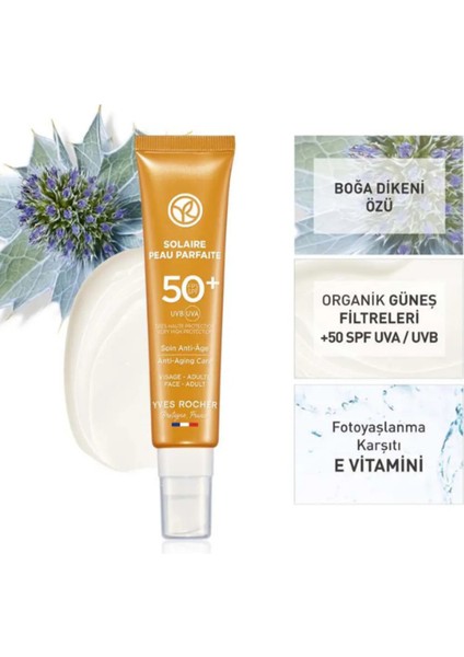 Solaire Peau Parfaite Güneş Kremi – Spf 50+ Güçlü Yaşlanma Karşıtı Koruma