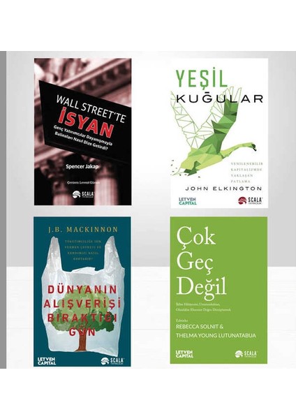 Yesil Kugular + Wall Street Te Isyan + Dunyanin Alisverisi Biraktigi Gun + Cok Gec Degil=4 Set