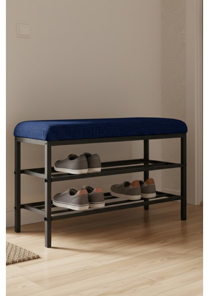 Lotus Metal Modern Ayakkabılık, Bank, Yatak Ucu, Organizer, Oturak,puf 3 Katlı 30X70 Keten Kumaş fiyatları