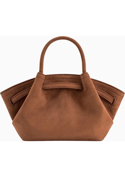 Jw Peı Hana Mini Suni Süet Tote Kahverengi Çanta modelleri