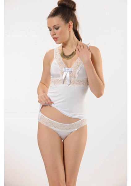 Beyaz Atlet Külot Takım - 3014 fırsatları