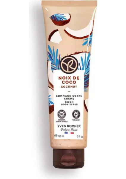 Krem Dokulu Tropikal Hindistan Cevizi Vücut Peelingi – Arındırıcı ve Yumuşatıcı Formül