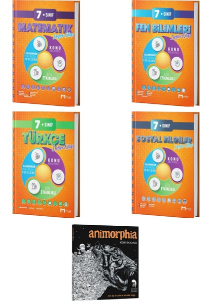 2026 Mozaik Yayınları 7. Sınıf Tüm Dersler Defter Kitap Seti (5 Kitap)