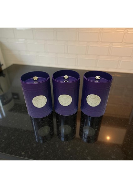 Metal 3'lü Saklama Kabı