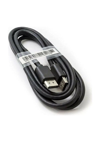 Displayport - Displayport Kablosu, 1.8m, 4K (3840x2160@60Hz) / 2K@144Hz, Siyah
