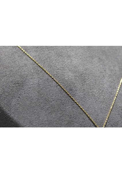 14 Ayar Altın Taşlı Yonca Kolye fırsatları