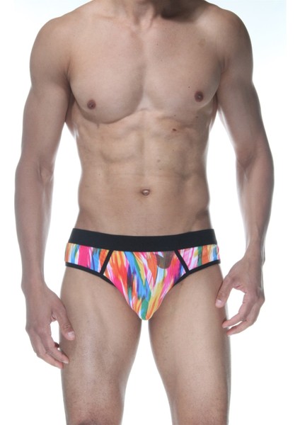 Renkli Jockstrap Fantezi Iç Giyim
