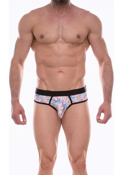 Erkek Desenli Slip