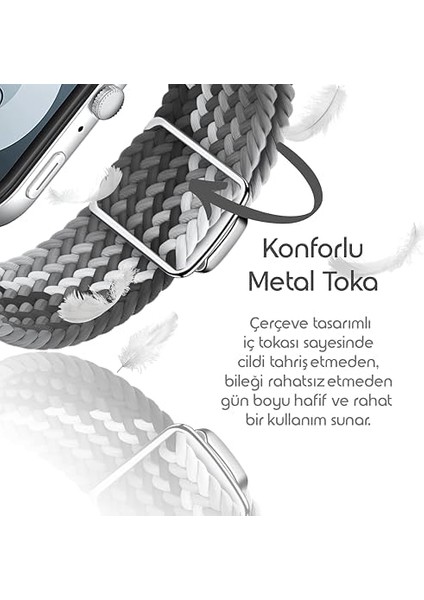 Watch Fit 3 Ile Uyumlu Örgü Loop Kordon Terleme Yapmayan Nefes Alabilir Hafif Yapılı Manyetik Toka Tasarımlı Deformasyona Dayanıklı Rahat Kumaşlı Elastik Kayış modelleri