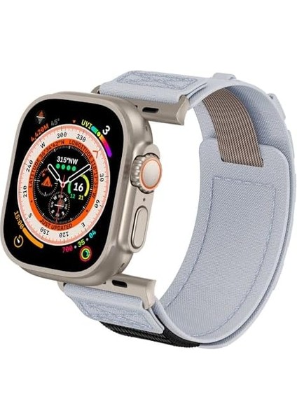 Ile Uyumlu Watch 42MM Krd-99 Hasır Kordon Gri modelleri