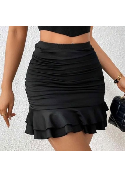 Fırfırlı Mini Etek