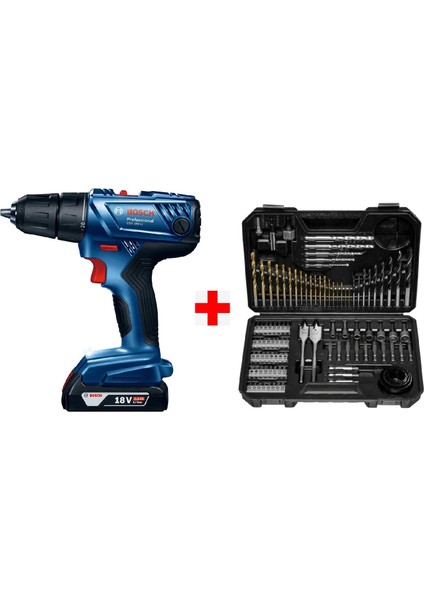 Professional GSR 180-LI 2 x 2 Ah Akülü Delme Vidalama Makinesi - 06019F8109