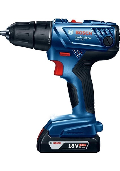 Professional GSR 180-LI 2 x 2 Ah Akülü Delme Vidalama Makinesi - 06019F8109 fiyatları