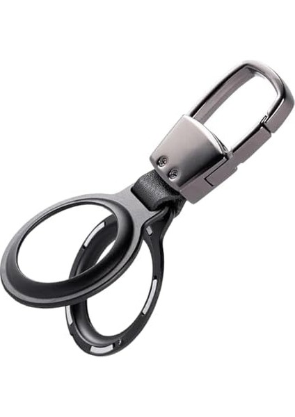 Tagsafe Hooksteel Taşınabilir Anahtarlık Darbeye Dayanıklı Metal Askılı Airtag Kılıf (Siyah) modelleri