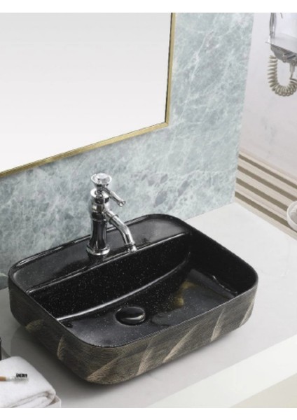 Tezgah Üstü Seramik Çanak Lavabo Banyo Lavabosu