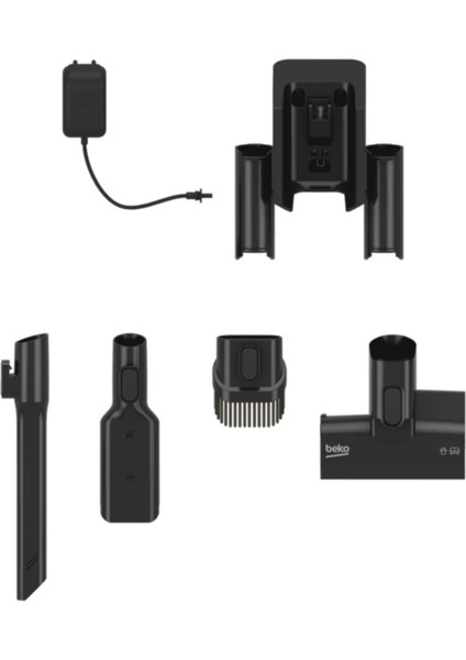 Hepa Filtreli,turbo Başlıklı Powerclean 2.0 Vrt 86325 Vı Şarjlı Dikey Süpürge