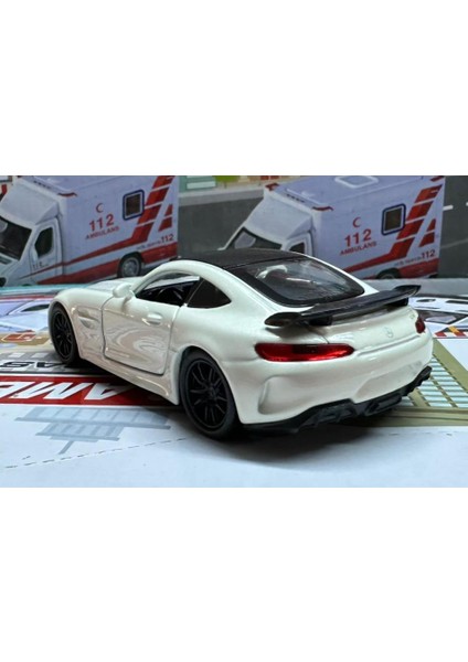 Oyuncak Metal Model Araba 1/36 Çek Bırak Mercedes Amg Gtr Beyaz fiyatları
