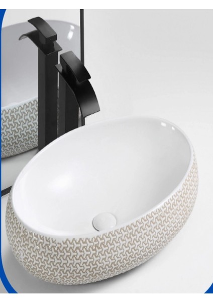 Tezgah Üstü Seramik Çanak Lavabo Banyo Lavabosu