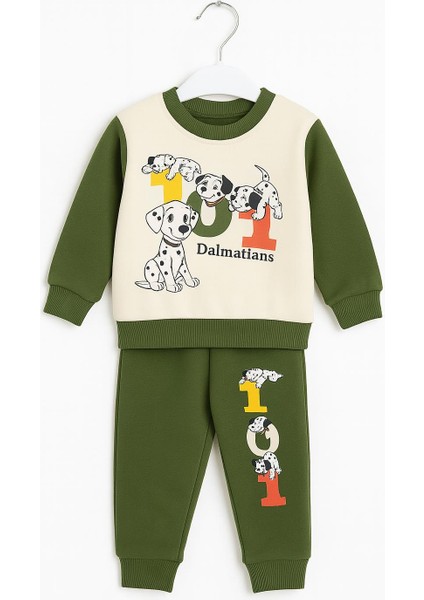 Erkek Bebek Şardonlu Baskılı 2’li Eşofman Takımı Alt Üst Takım 06123Y indirimleri