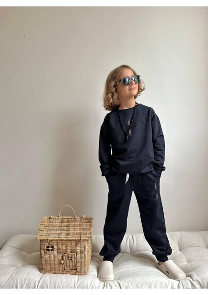 Erkek Çocuk Sweatshirt ve Eşofman Takımı Alt Üst Takım 9051Y modelleri