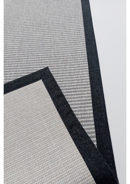 Jüt Sisal Canvas 0410B Gri Özel Bordür Dikimli Jüt Sisal indirimleri