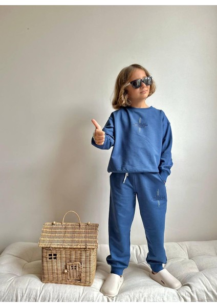 Erkek Çocuk Sweatshirt ve Eşofman Takımı Alt Üst Takım 9051M