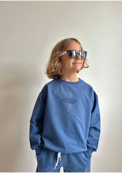 Erkek Çocuk Sweatshirt ve Eşofman Takımı Alt Üst Takım 9051M modelleri