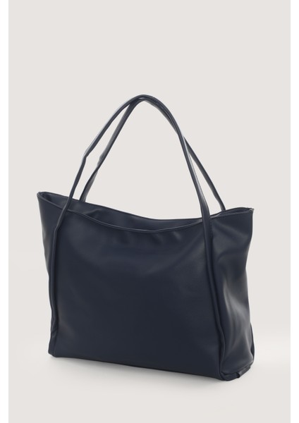 Fermuarlı Deri Tote Çantası fırsatları