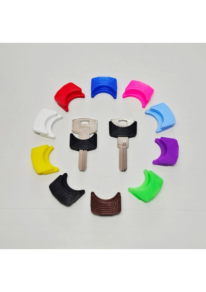 20X Renkli Bilyalı Anahtar Ayırt Etme Başlığı modelleri