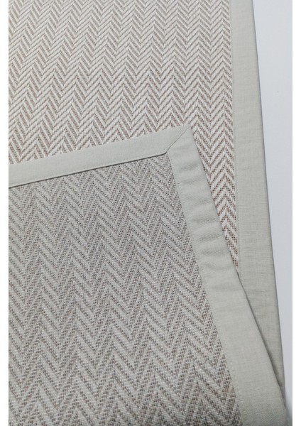 Jüt Sisal Canvas 0441B Bej-Jut Özel Bordür Di̇ki̇mli̇ Jüt Si̇sal fırsatları