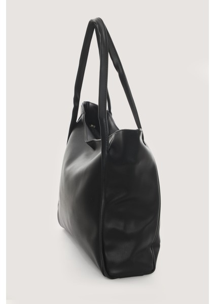 Fermuarlı Deri Tote Çantası fırsatları