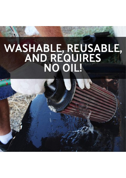 Aem Dryflow Evrensel Hava Filtresi 21-2157DK | Konik, 70MM Flanş, Yıkanabilir, Performans indirimleri