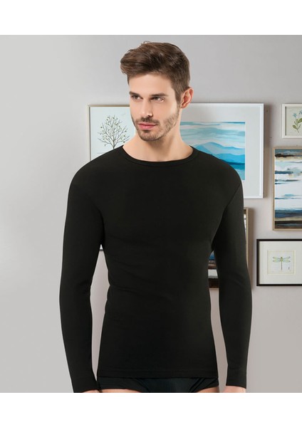 Uzun Kol Ince Erkek Termal Üst 602-2