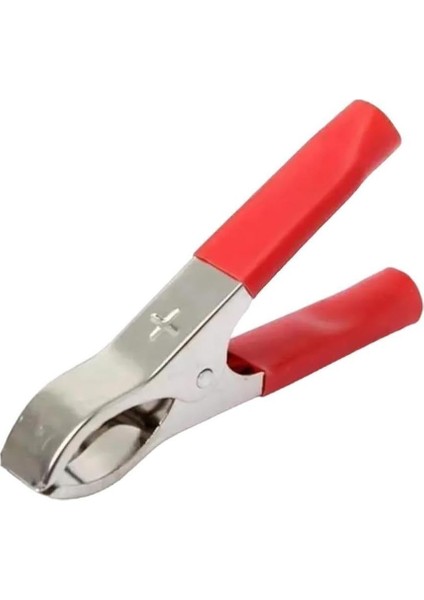 Küçük 50 mm Kırmızı Krokodil Akü Maşası