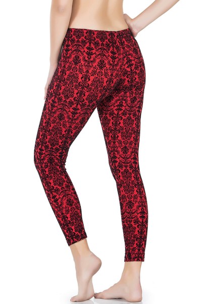 Varak Desenli Kadın Tayt 457 fırsatları