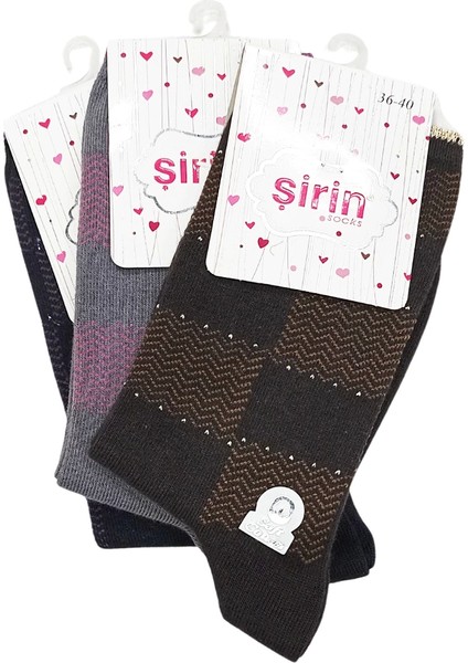 Şirin Soket Desenli Lycralı 7150 3 Adet